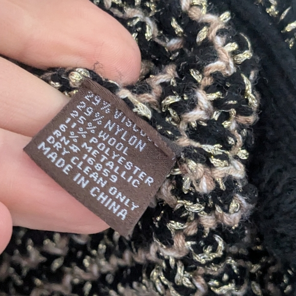 J. McLaughlin Tweed Fringe Cardigan - Picture 5 of 7